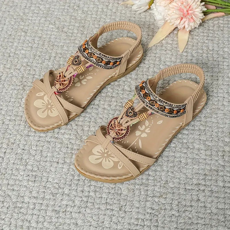 CLORINDA™ SANDALIAS PLANAS CON MARIPOSAS  PARA MUJER