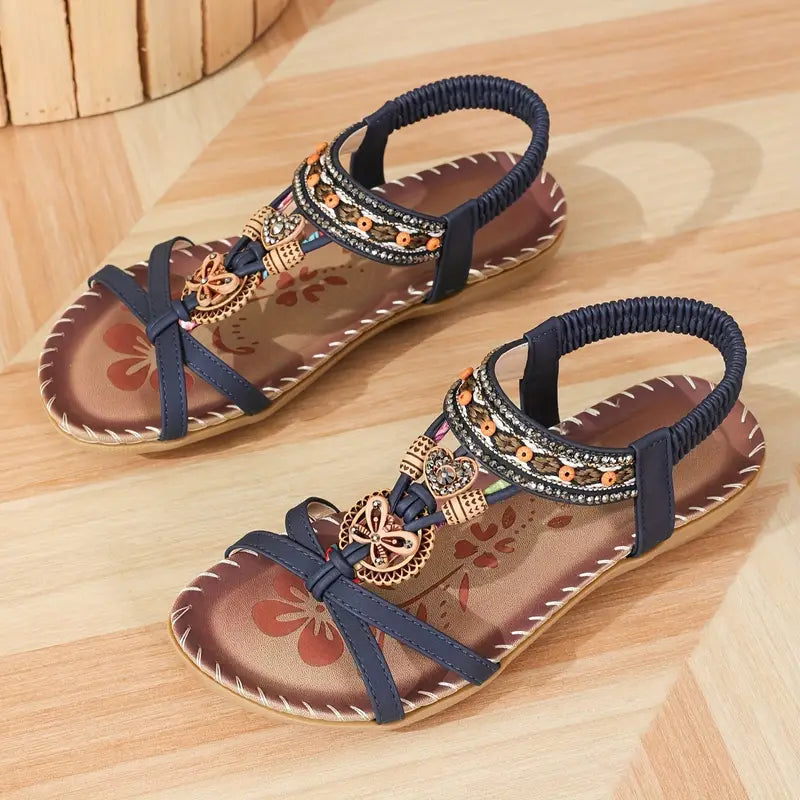 CLORINDA™ SANDALIAS PLANAS CON MARIPOSAS  PARA MUJER